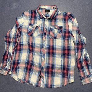 Silver Jeans (XL)  plaid shirt